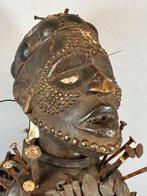 250962 Oud Afrikaans Fetisch Nkisi Nkondi beeld uit Kongo, Antiek en Kunst, Ophalen of Verzenden