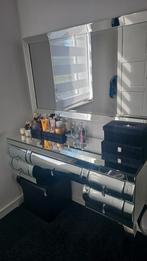 Kaptafel met spiegel., Huis en Inrichting, Ophalen of Verzenden, Zo goed als nieuw, 50 tot 100 cm, Minder dan 100 cm