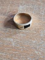 Gouden heren ring, Sieraden, Tassen en Uiterlijk, 20 of groter, Heer, Ophalen of Verzenden, Zo goed als nieuw