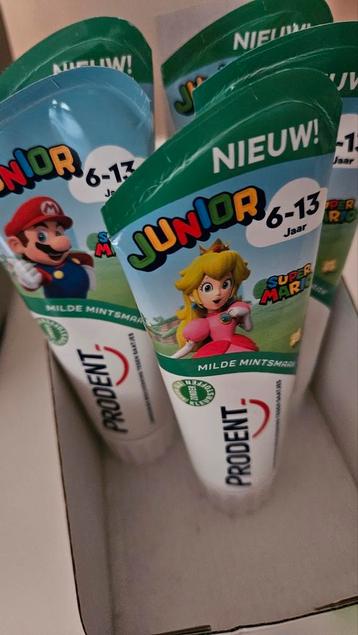 Prodent Junior Mario Tandpasta - 5 Tubes (6-13 jaar) beschikbaar voor biedingen