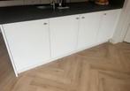 PRACHTIGE LANDELIJKE KEUKEN MET EILAND+APPARATUUR, Ophalen, Wit, Graniet of Steen, Dubbelwandige keuken
