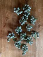 13 bosjes met 12 zilveren glazen kerstballetjes. nieuw!, Ophalen of Verzenden, Nieuw