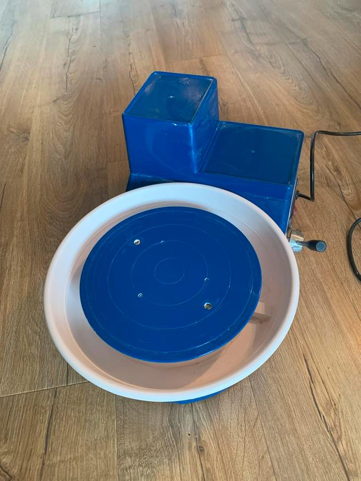 SHIMPO RK-5T Keramiek Draaischijf - Handbediening, Hobby en Vrije tijd, Pottenbakken, Gebruikt, Ophalen