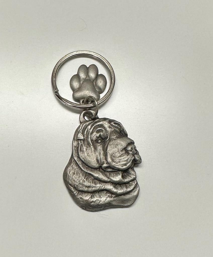 Sleutelhanger Sharpei - tin, Verzamelen, Sleutelhangers, Nieuw, Dier of Natuur, Ophalen of Verzenden