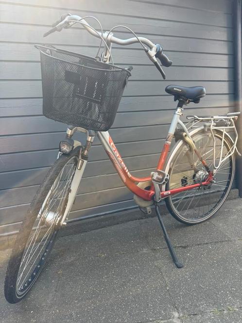 Gazelle Orange special edition damesfiets, Fietsen en Brommers, Fietsen | Dames | Damesfietsen, Gebruikt, Gazelle, Versnellingen