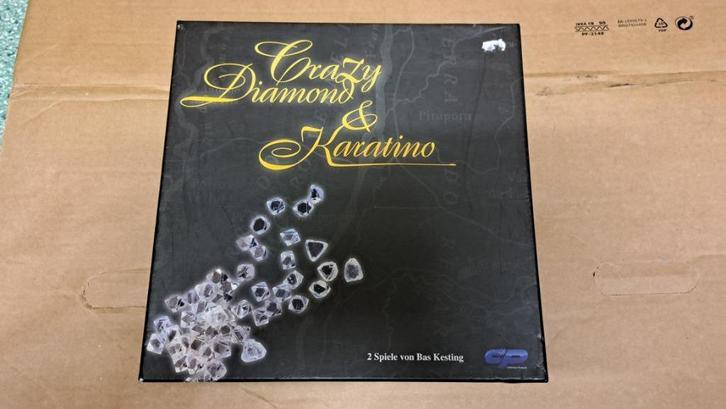 Crazy Diamond & Karatino, Hobby en Vrije tijd, Gezelschapsspellen | Bordspellen, Zo goed als nieuw, Een of twee spelers, Drie of vier spelers