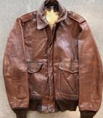 Vintage Leather Jacket Size, Verzenden, Tweedehands, Heren, Jas | leer
