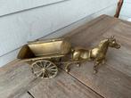 Koperen Paard met Wagen - Decoratief, Antiek en Kunst, Antiek | Koper en Brons, Ophalen, Koper