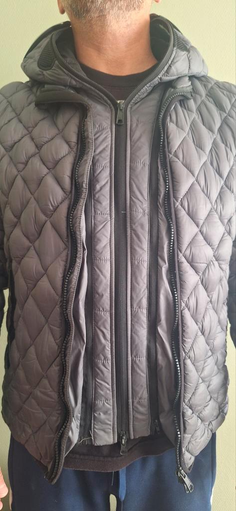 Jas zo goed als nieuw, Kleding | Heren, Jassen | Winter, Zo goed als nieuw, Maat 48/50 (M), Grijs, Ophalen of Verzenden