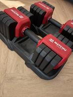 2 x verstelbare Matchu dumbell van 25kg, Sport en Fitness, Fitnessmaterialen, Ophalen, Zo goed als nieuw, Dumbbell
