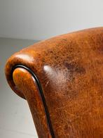Fauteuil schapenleer klassiek, Huis en Inrichting, Fauteuils, Ophalen, Gebruikt, 75 tot 100 cm