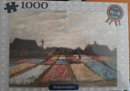 Puzzel Bollenvelden 1000 stukjes -- Nieuw!, Hobby en Vrije tijd, Denksport en Puzzels, Nieuw, Legpuzzel, 500 t/m 1500 stukjes
