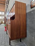 Deens Design Bar Dressoir Jaren 60 Teak Kast Sideboard DM10, Gebruikt, Met deur(en), 150 tot 200 cm, Ophalen of Verzenden