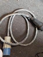380-220V verloop stukje handig voor bouw en camping etrc, Ophalen, Gebruikt, Kabel of Snoer