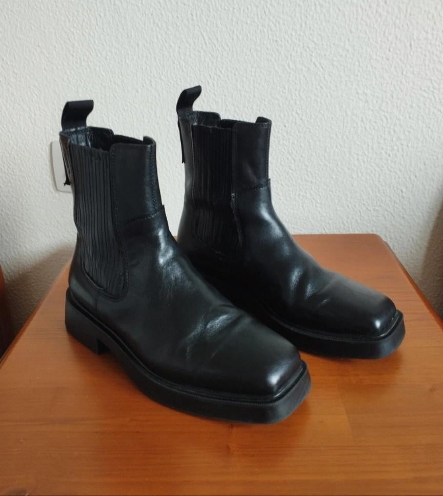 Vagabond leather boots, Ophalen, Zwart, Lage of Enkellaarzen, Zo goed als nieuw