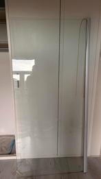 Glazen douchewand met bevestigingsstrip, Doe-het-zelf en Verbouw, Glas en Ramen, Ophalen, Gebruikt, 80 tot 120 cm, 160 cm of meer
