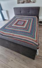Gehaakte woondeken/plaid granny XXL, Ophalen of Verzenden, Zo goed als nieuw, Haken, Overige typen