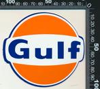 Sticker: Gulf (2), Ophalen of Verzenden, Zo goed als nieuw, Auto of Motor