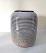 Keramiek vaas lichtgrijs bruin bruisglazuur Westraven 6426-k, Antiek en Kunst, Antiek | Keramiek en Aardewerk, Ophalen of Verzenden