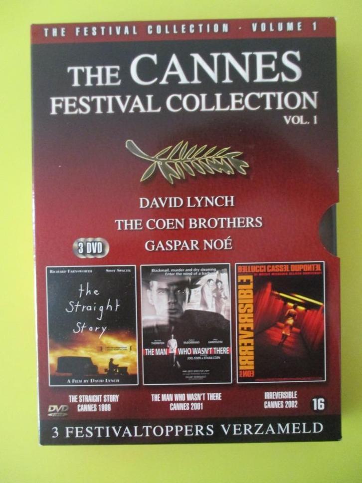 The Cannes festival collection - 3 DVD BOX, Cd's en Dvd's, Dvd's | Filmhuis, Zo goed als nieuw, Overige gebieden, Boxset, Alle leeftijden