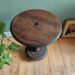 Lucky Vintage houten antieke grote plantentafel, Huis en Inrichting, Woonaccessoires | Zuilen en Pilaren, Ophalen, Gebruikt, Plantentafel