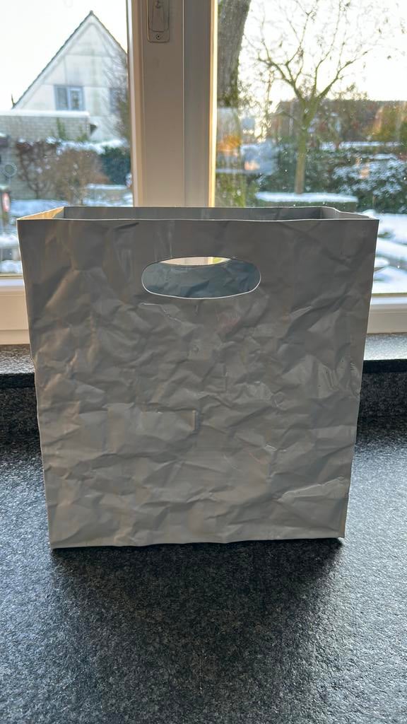 Gekke aparte plastic prullenbak, Kunststof, Ophalen of Verzenden, Zo goed als nieuw, Minder dan 10 liter