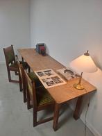 Antieke eikenhouten keukentafel eettafel leestafel 1905, Ophalen of Verzenden