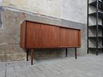 Mid Century Deens Design Lowboard Teak | Dressoir Lage Kast, Huis en Inrichting, Kasten | Dressoirs, 100 tot 150 cm, Ophalen of Verzenden