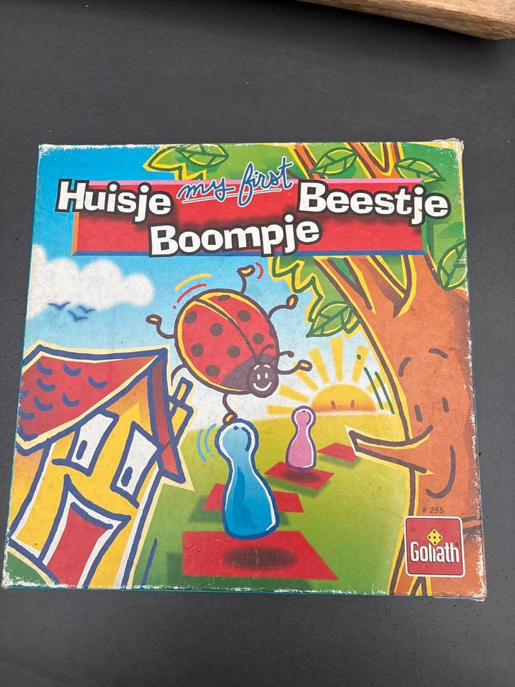 Huisje, Beestje, Boompje - Goliath Kinderspel, Hobby en Vrije tijd, Gezelschapsspellen | Bordspellen, Gebruikt, Een of twee spelers