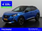 Peugeot e-2008 EV GT 50 kWh | Panoramadak | Stoelverwarming, 136 pk, Gebruikt, Blauw, Alcantara