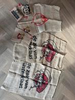 Jute zak van sinterklaas 7 stuks, Diversen, Ophalen of Verzenden, Zo goed als nieuw