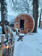 Ongebruikte Lig Sauna | Complete barrel sauna | Ø2,16x2,80m, Ophalen, Zo goed als nieuw, Fins of Traditioneel, Complete sauna