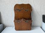 Oude houten kranten houder, Ophalen of Verzenden, Gebruikt