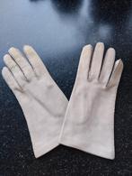 Lederen beige handschoenen, Kleding | Dames, Mutsen, Sjaals en Handschoenen, Ophalen of Verzenden, Nieuw, Maat 38/40 (M), Handschoenen