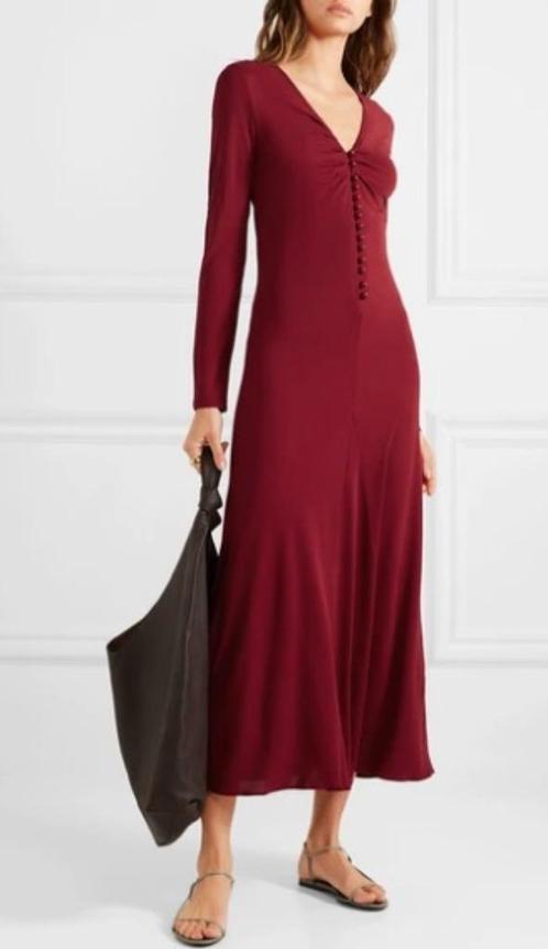 mooi jurkje van Joseph donkerrood mt M als S, Kleding | Dames, Jurken, Gedragen, Maat 36 (S), Rood, Onder de knie, Ophalen