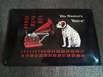 3D wandbordje " His Masters Voice"., Antiek en Kunst, Ophalen of Verzenden