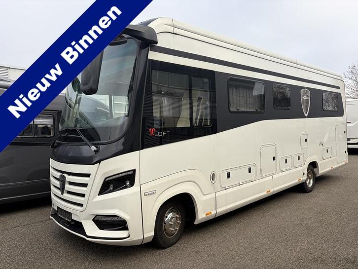 Morelo LOFT 87MB 207pk Aut Queensbed Levelsysteem Luchtverin, Caravans en Kamperen, Campers, tot en met 3, Integraal, Overige merken