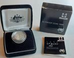 Zilveren 2 dollar Aboriginal 1988., Setje, Zilver, Ophalen of Verzenden