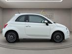 Fiat 500 1.0 Hybrid Launch Edition 2020 WIT | Panoramadak |, Auto's, Fiat, Gebruikt, Euro 6, 4 stoelen, Leder en Stof