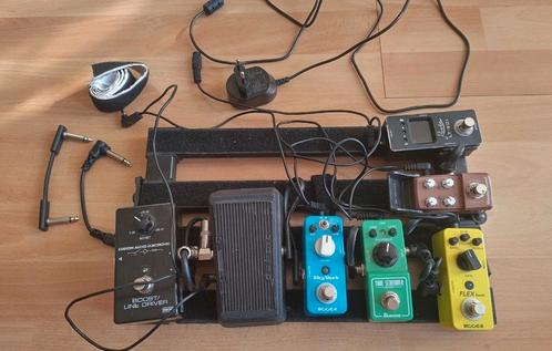 Mooer pedalboard incl. Effecten, voeding en draagtas, Muziek en Instrumenten, Effecten, Zo goed als nieuw, Ophalen of Verzenden