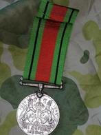Engelse medaille op naam! The defence medal wo2, Ophalen of Verzenden, Landmacht, Engeland, Lintje, Medaille of Wings