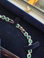 Swarovski Ketting Green Emerald Angelic 38cm, Verzamelen, Swarovski, Ophalen of Verzenden, Nieuw, Sieraad of Horloge
