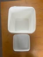 Rechthoekige emmer met deksel, Ophalen of Verzenden, Zo goed als nieuw, Kunststof, Met deksel