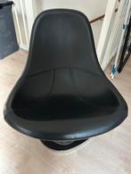 IKEA TIRUP draaifauteuil/stoel zwart leer vintage design -2x, Huis en Inrichting, Stoelen, Ophalen, Twee, Zwart, Scandinavisch design, vintage, modern