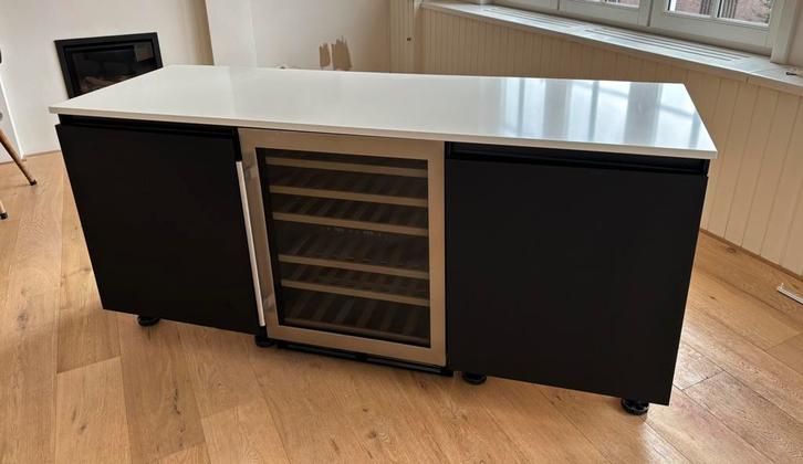Keukenkastjes / wijnbar 180x60x86, Huis en Inrichting, Keuken | Keukenelementen, Zo goed als nieuw, Minder dan 100 cm, 150 tot 200 cm