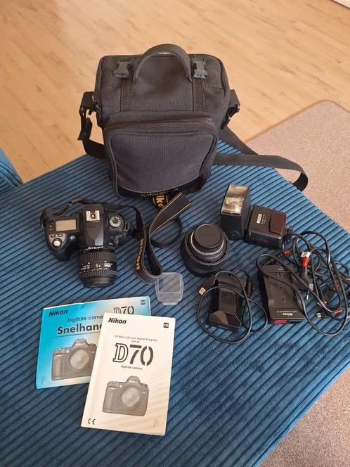 Nikon D70, Audio, Tv en Foto, Fotocamera's Digitaal, Gebruikt, Nikon, Geen optische zoom, Ophalen of Verzenden