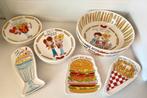 Blond Amsterdam Vrolijk Servies met Fastfood Thema, Huis en Inrichting, Ophalen of Verzenden, Zo goed als nieuw, Bord(en), Overige stijlen