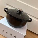 SMEG gietijzeren pan, Huis en Inrichting, Keuken | Potten en Pannen, Ophalen, Nieuw, Gietijzer, Koekenpan of Braadpan