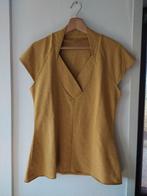 * top; mooi handmade shirt van goede kwaliteit, maat M, Maat 38/40 (M), Geel, Ophalen of Verzenden, Zo goed als nieuw