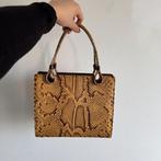 Vintage Boho Leren Handtas, Ophalen of Verzenden, Zo goed als nieuw, Handtas